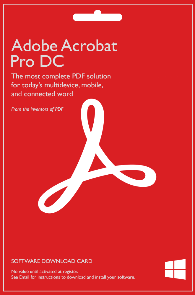 Adobe Acrobat Pro DC 2023 (windows) - Lifetime licence